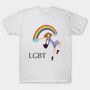 The girl LGBT T-Shirt